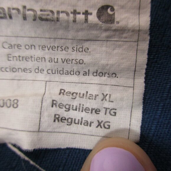 Carhartt Scrub Pants Mens XL Teal Medical Technical Collection Drawstring C57008 - Picture 4 of 10